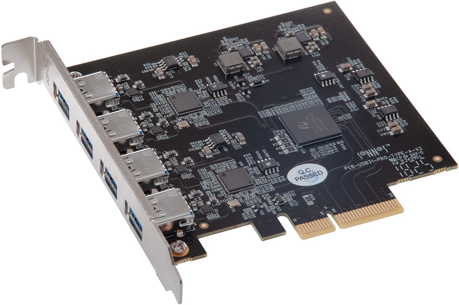 sonnet allegro pro usb 3.1 pcie 卡(4 x 10 gb 充电端口)